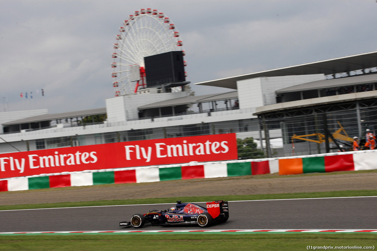 GP GIAPPONE, 26.09.2015 - Prove Libere 3, Max Verstappen (NED) Scuderia Toro Rosso STR10