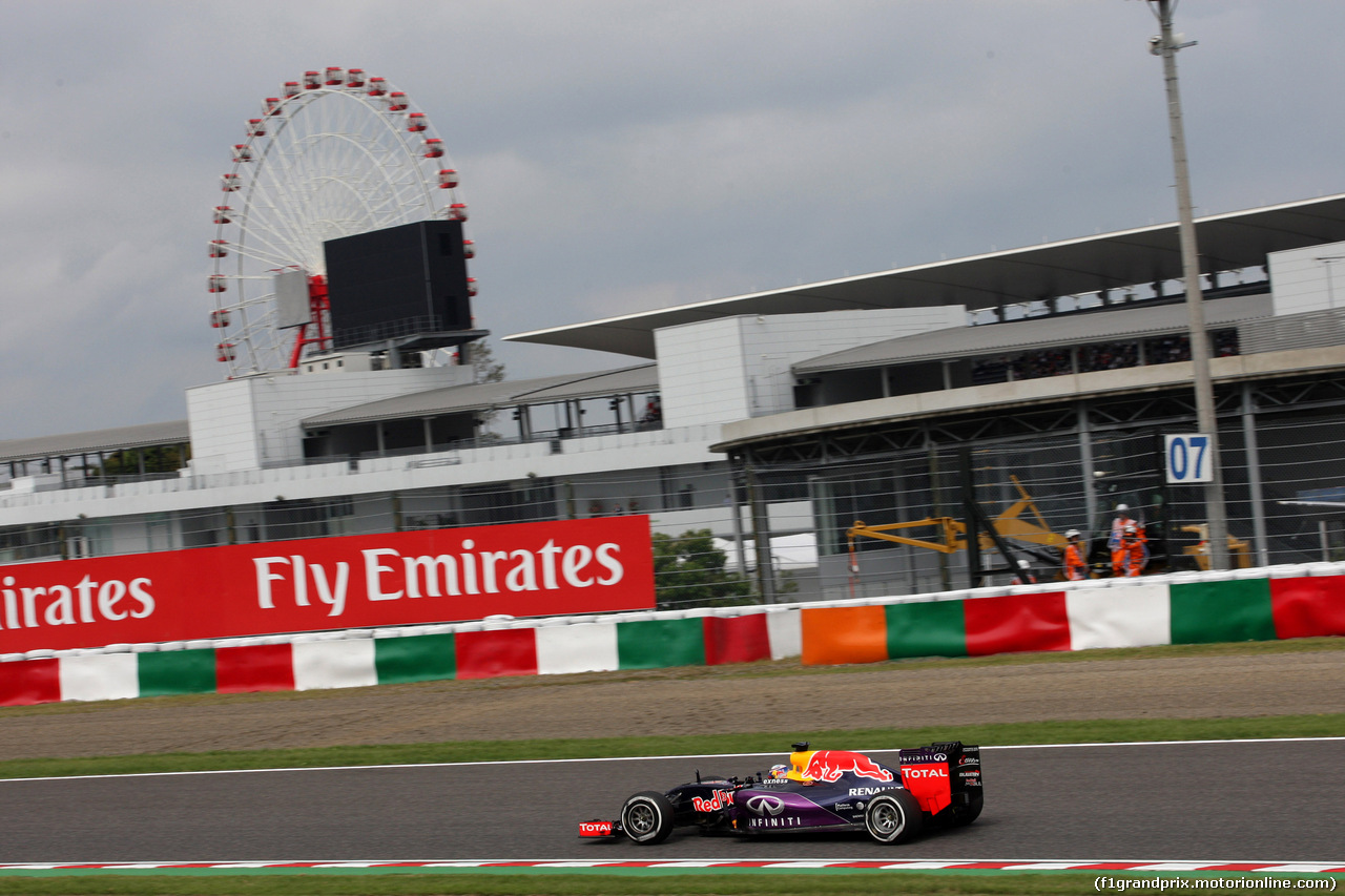 GP GIAPPONE, 26.09.2015 - Prove Libere 3, Daniel Ricciardo (AUS) Red Bull Racing RB11
