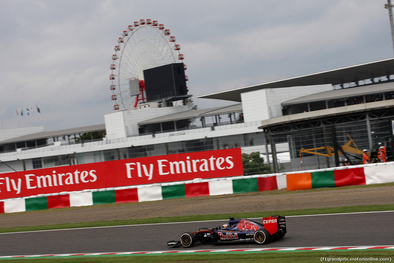 GP GIAPPONE, 26.09.2015 - Prove Libere 3, Max Verstappen (NED) Scuderia Toro Rosso STR10