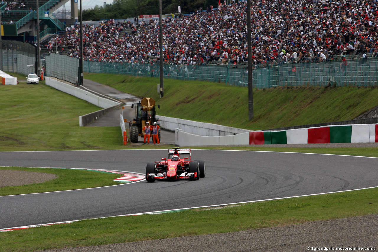 GP GIAPPONE, 26.09.2015 - Prove Libere 3, Kimi Raikkonen (FIN) Ferrari SF15-T