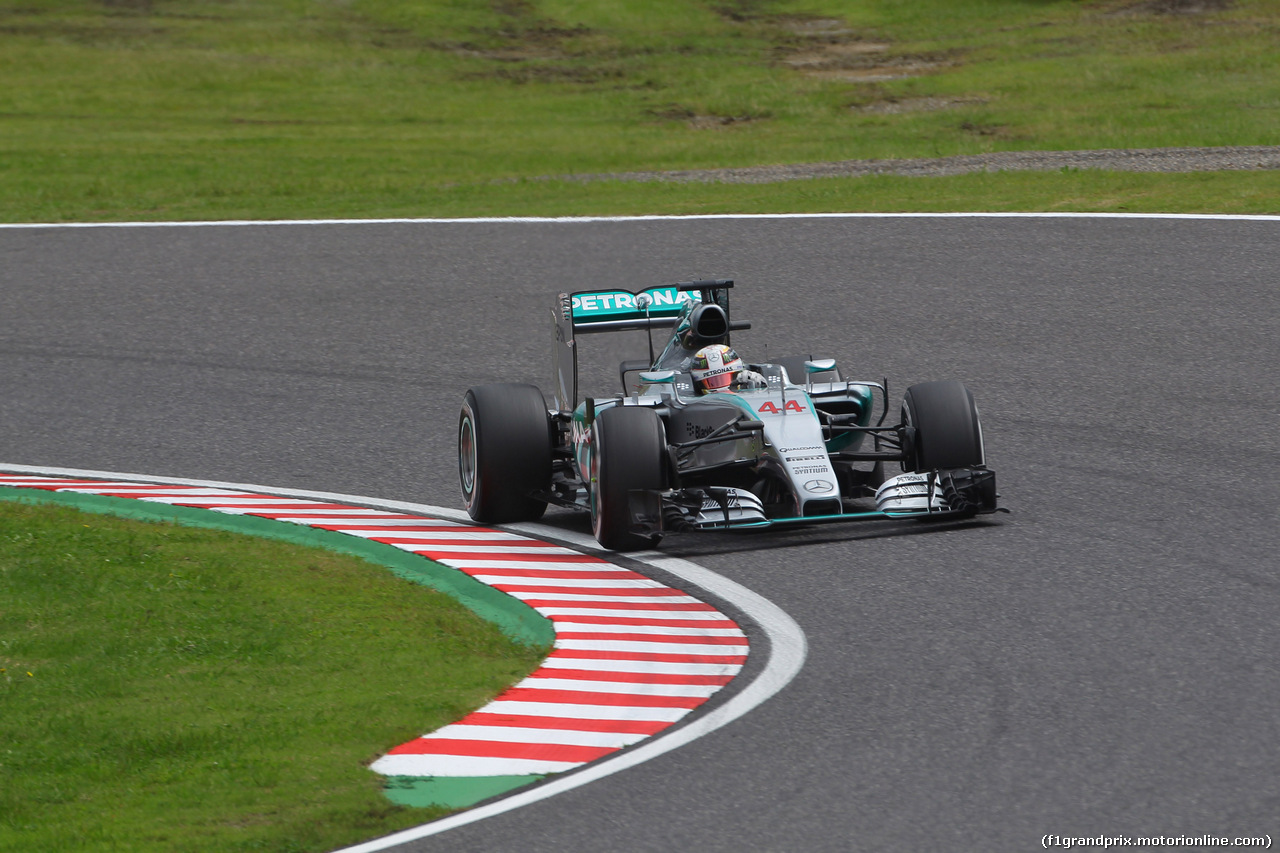GP GIAPPONE, 26.09.2015 - Prove Libere 3, Lewis Hamilton (GBR) Mercedes AMG F1 W06
