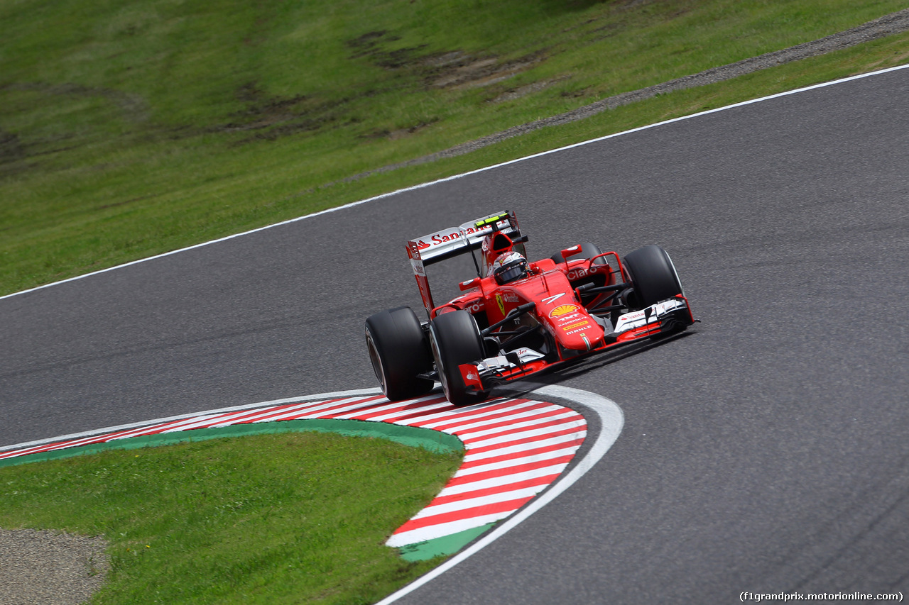 GP GIAPPONE, 26.09.2015 - Prove Libere 3, Kimi Raikkonen (FIN) Ferrari SF15-T