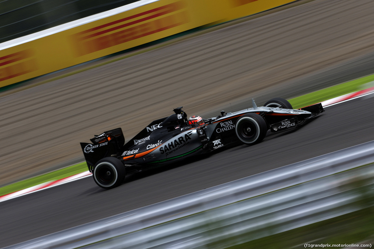 GP GIAPPONE, 26.09.2015 - Prove Libere 3, Nico Hulkenberg (GER) Sahara Force India F1 VJM08