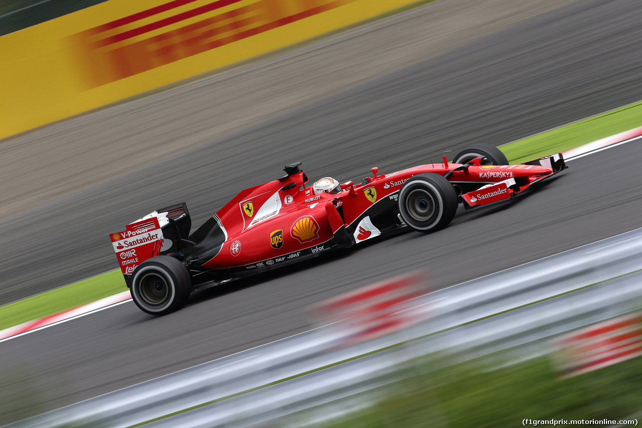 GP GIAPPONE, 26.09.2015 - Prove Libere 3, Sebastian Vettel (GER) Ferrari SF15-T