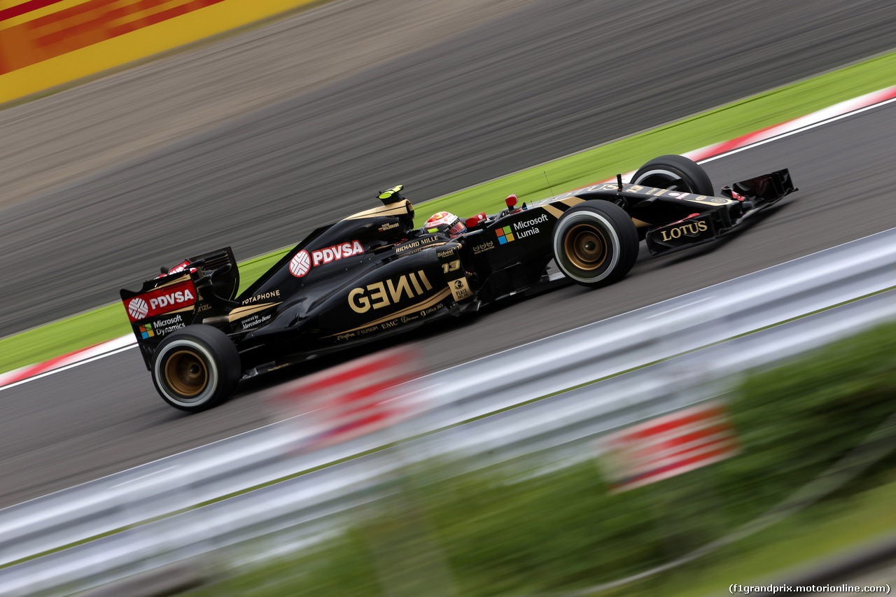 GP GIAPPONE, 26.09.2015 - Prove Libere 3, Pastor Maldonado (VEN) Lotus F1 Team E23