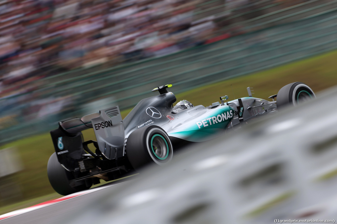 GP GIAPPONE, 26.09.2015 - Prove Libere 3, Nico Rosberg (GER) Mercedes AMG F1 W06