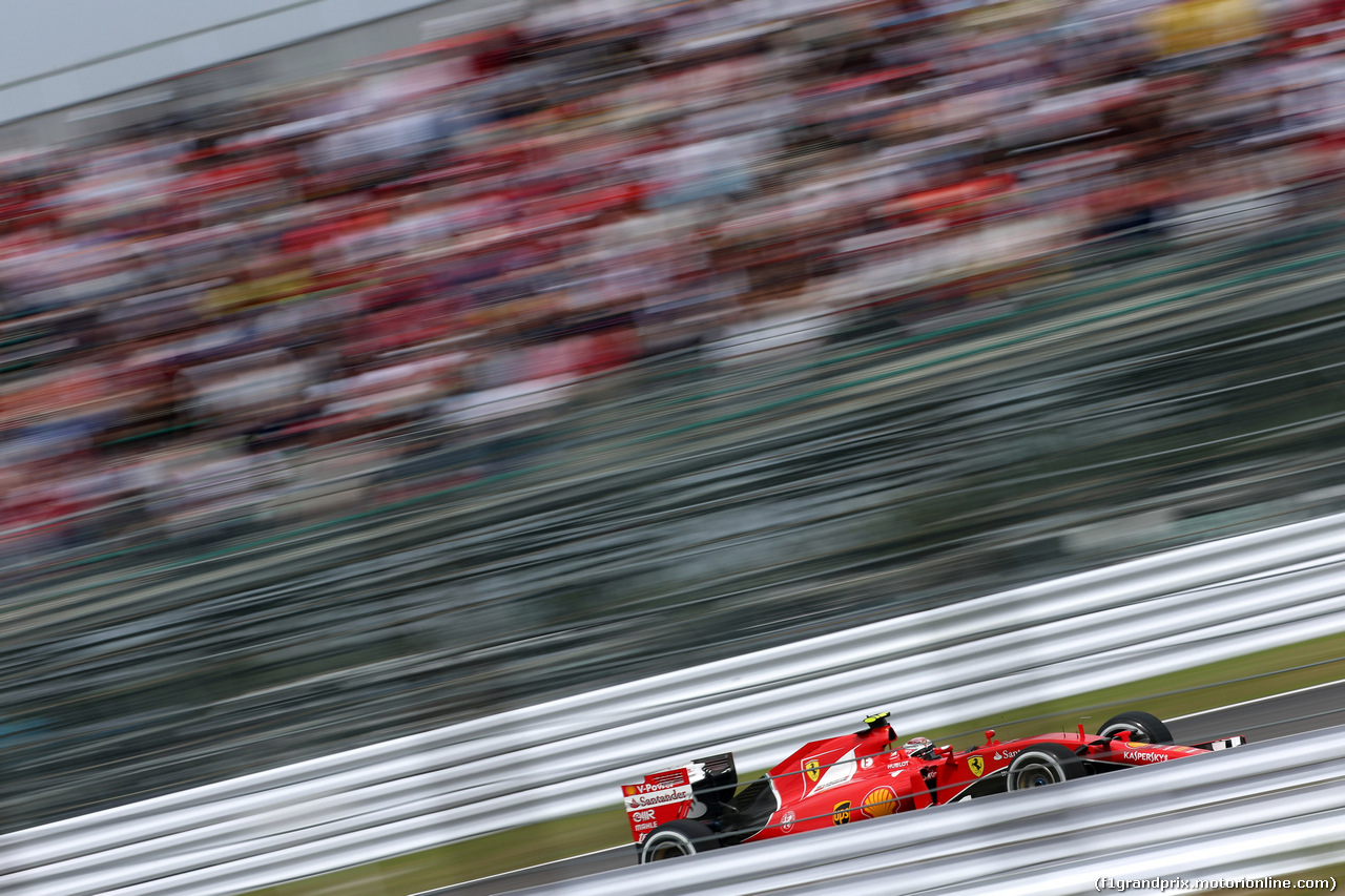GP GIAPPONE, 26.09.2015 - Prove Libere 3, Kimi Raikkonen (FIN) Ferrari SF15-T