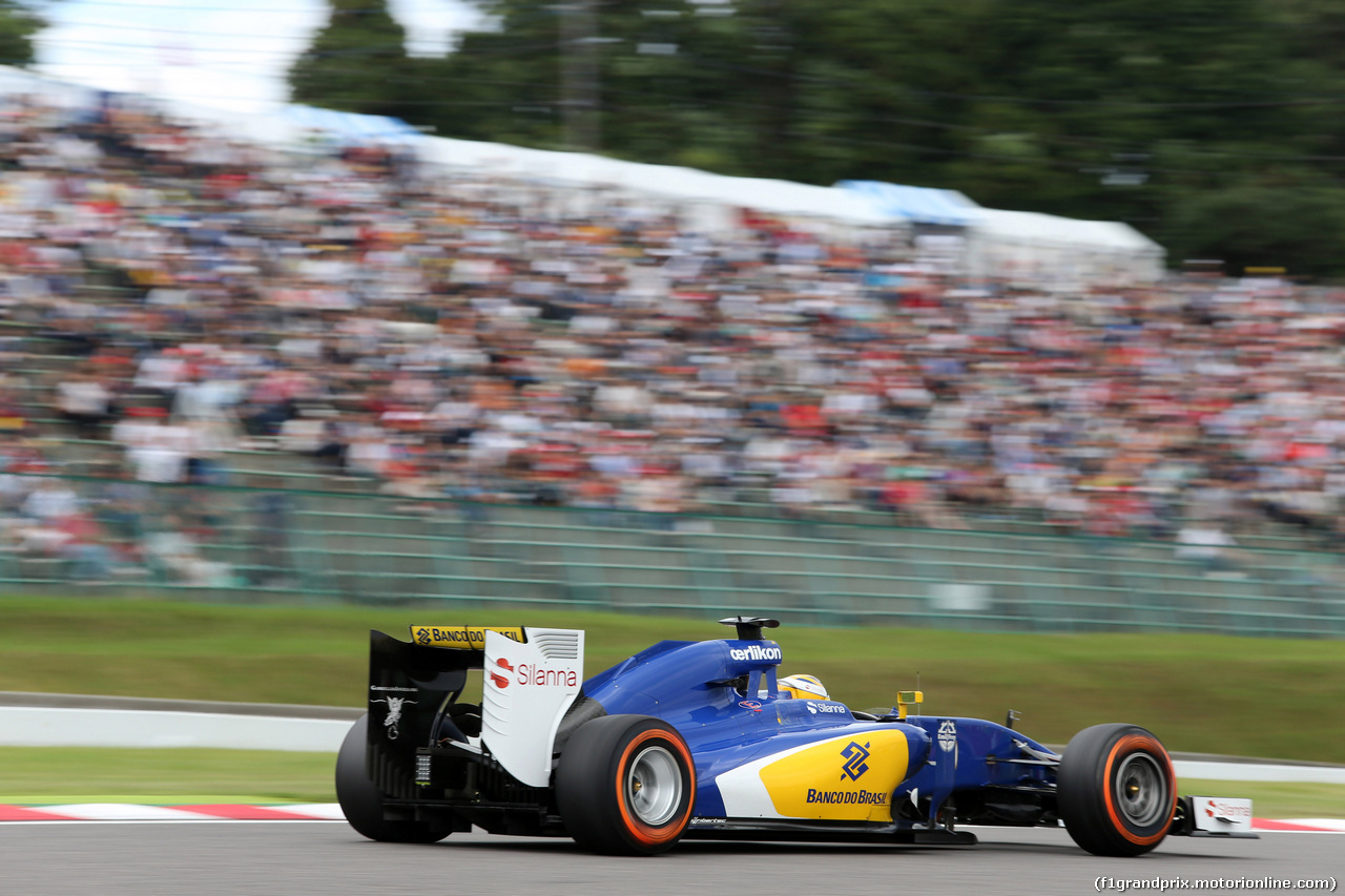 GP GIAPPONE, 26.09.2015 - Prove Libere 3, Marcus Ericsson (SUE) Sauber C34