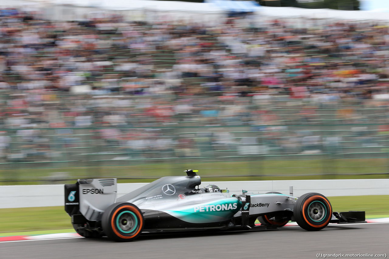 GP GIAPPONE, 26.09.2015 - Prove Libere 3, Nico Rosberg (GER) Mercedes AMG F1 W06