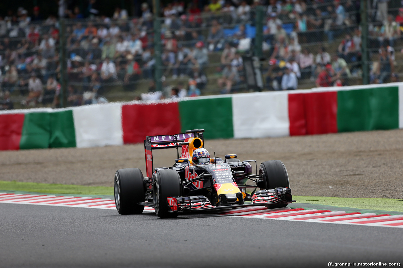 GP GIAPPONE, 26.09.2015 - Prove Libere 3, Daniel Ricciardo (AUS) Red Bull Racing RB11