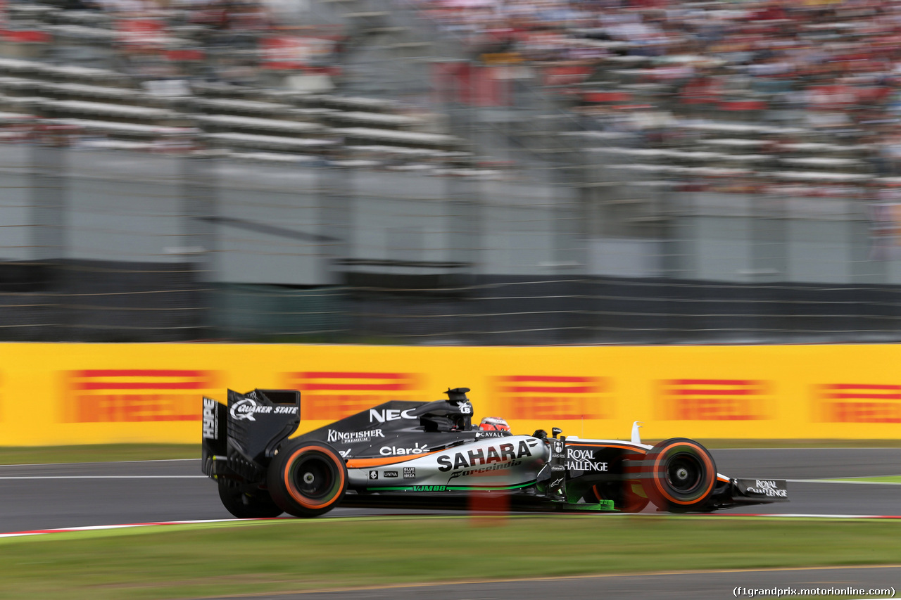 GP GIAPPONE, 26.09.2015 - Prove Libere 3, Nico Hulkenberg (GER) Sahara Force India F1 VJM08