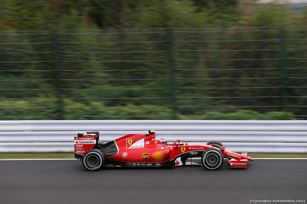 GP GIAPPONE, 26.09.2015 - Prove Libere 3, Kimi Raikkonen (FIN) Ferrari SF15-T