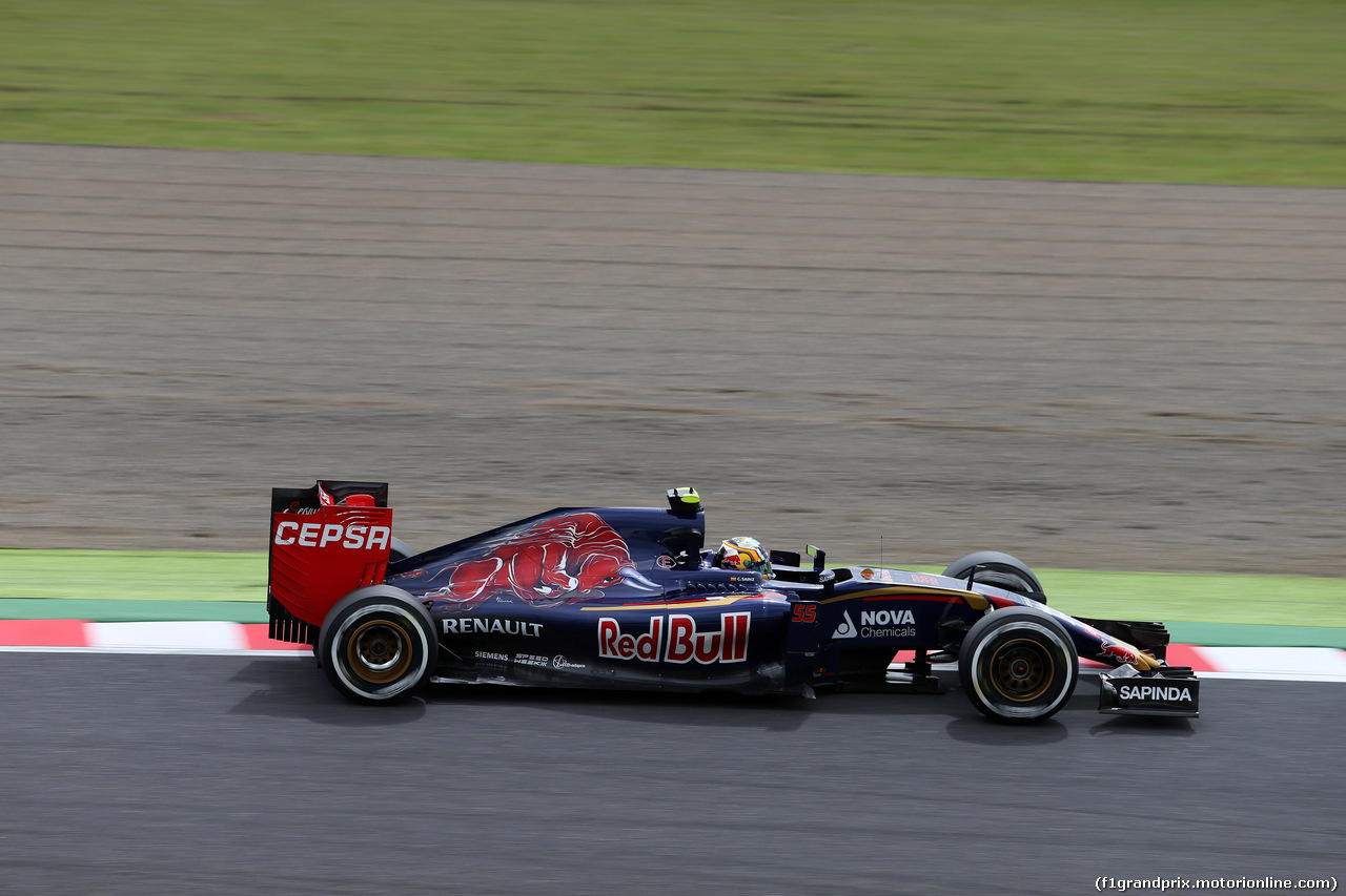 GP GIAPPONE, 26.09.2015 - Prove Libere 3, Carlos Sainz Jr (ESP) Scuderia Toro Rosso STR10