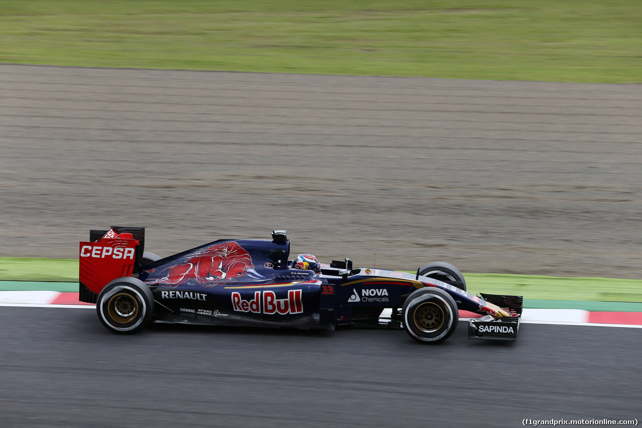 GP GIAPPONE, 26.09.2015 - Prove Libere 3, Max Verstappen (NED) Scuderia Toro Rosso STR10