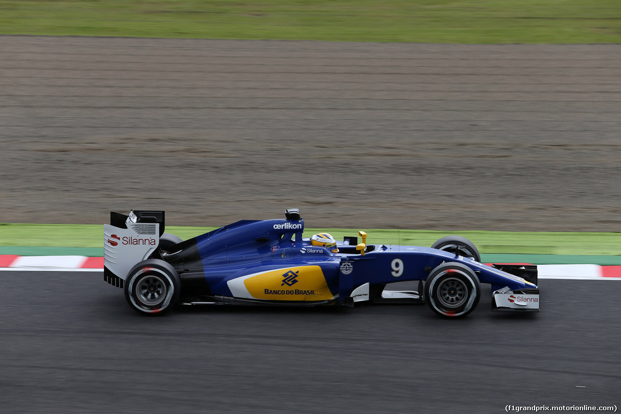 GP GIAPPONE, 26.09.2015 - Prove Libere 3, Marcus Ericsson (SUE) Sauber C34