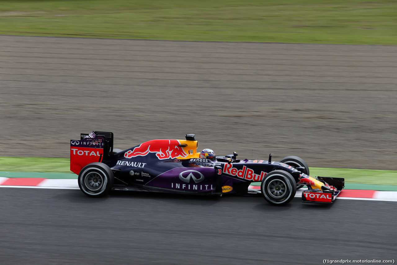 GP GIAPPONE, 26.09.2015 - Prove Libere 3, Daniel Ricciardo (AUS) Red Bull Racing RB11