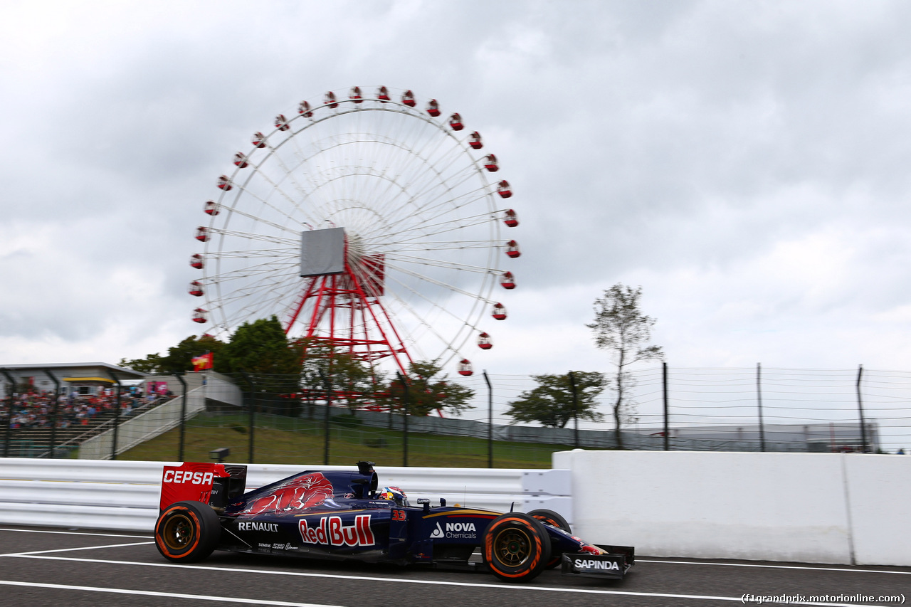 GP GIAPPONE, 26.09.2015 - Prove Libere 3, Max Verstappen (NED) Scuderia Toro Rosso STR10