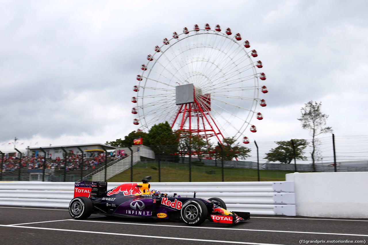 GP GIAPPONE, 26.09.2015 - Prove Libere 3, Daniel Ricciardo (AUS) Red Bull Racing RB11