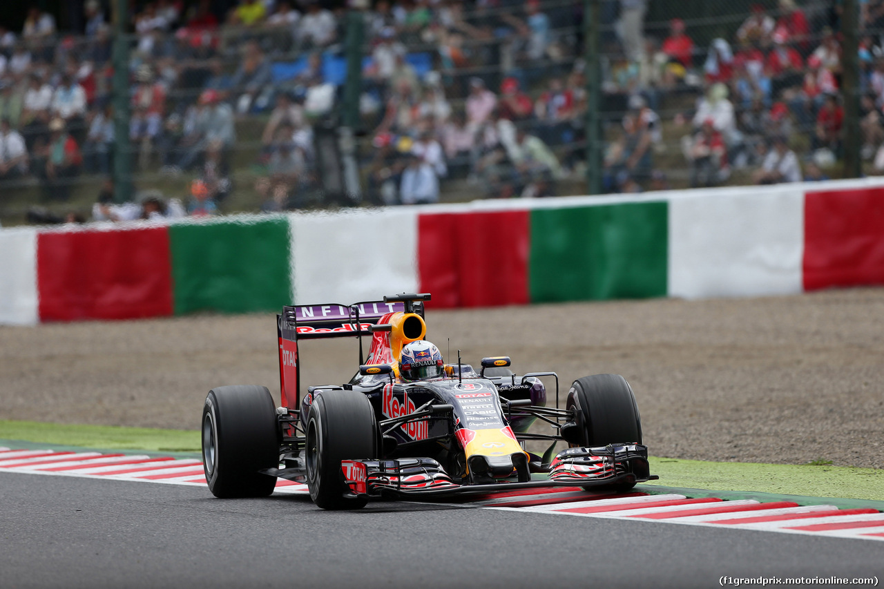 GP GIAPPONE, 26.09.2015 - Prove Libere 3, Daniel Ricciardo (AUS) Red Bull Racing RB11