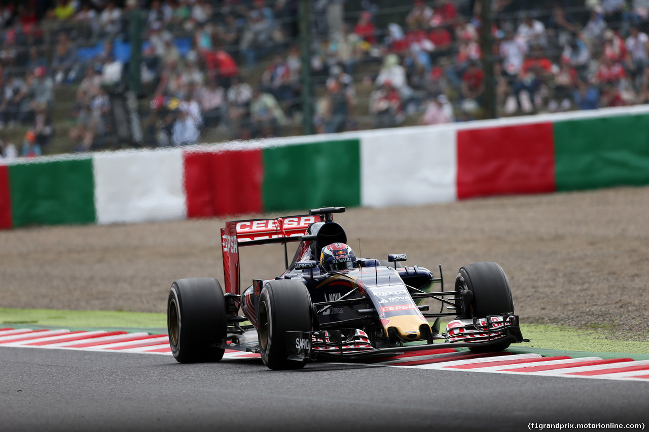 GP GIAPPONE, 26.09.2015 - Prove Libere 3, Max Verstappen (NED) Scuderia Toro Rosso STR10