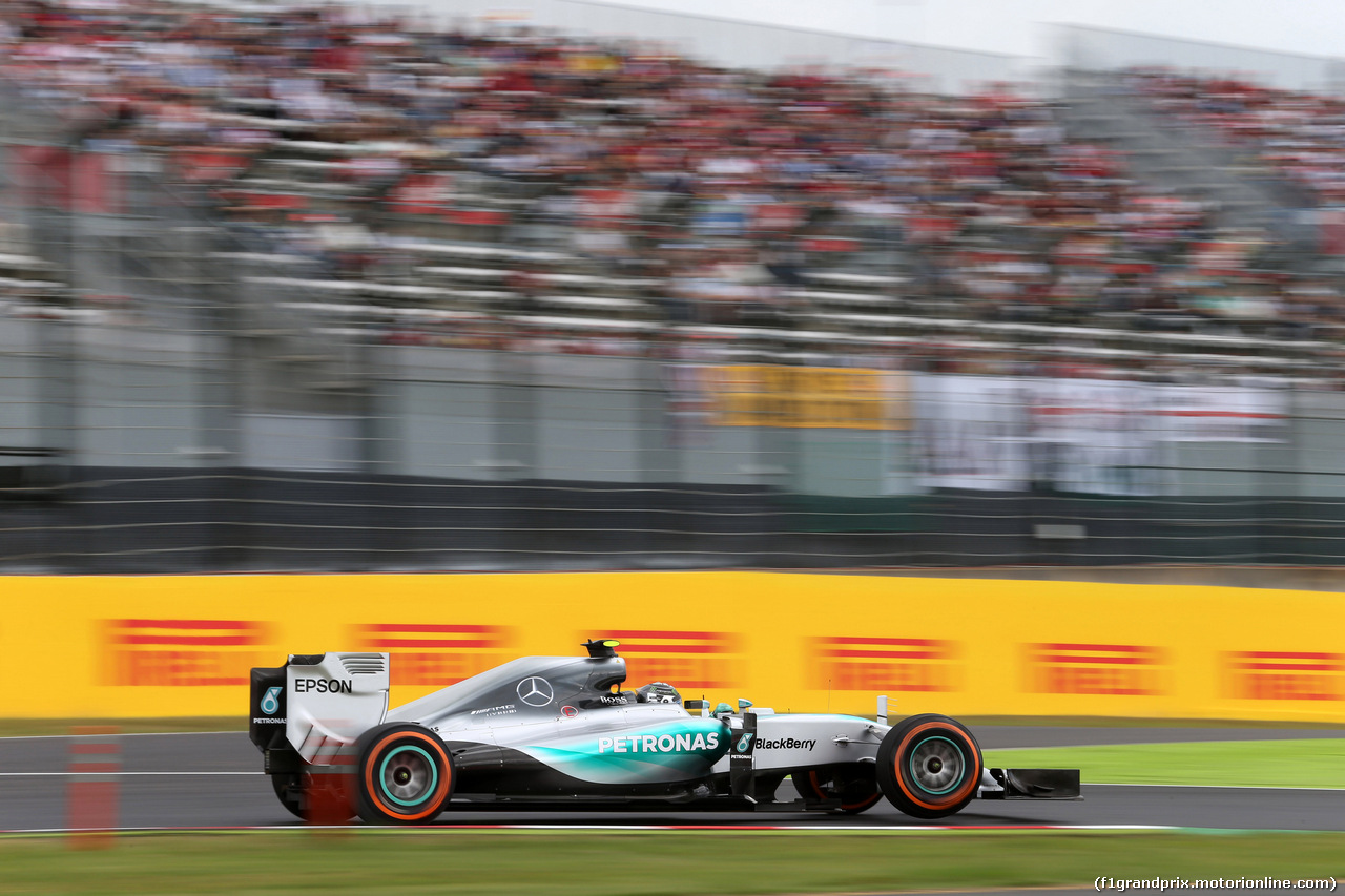 GP GIAPPONE, 26.09.2015 - Prove Libere 3, Nico Rosberg (GER) Mercedes AMG F1 W06