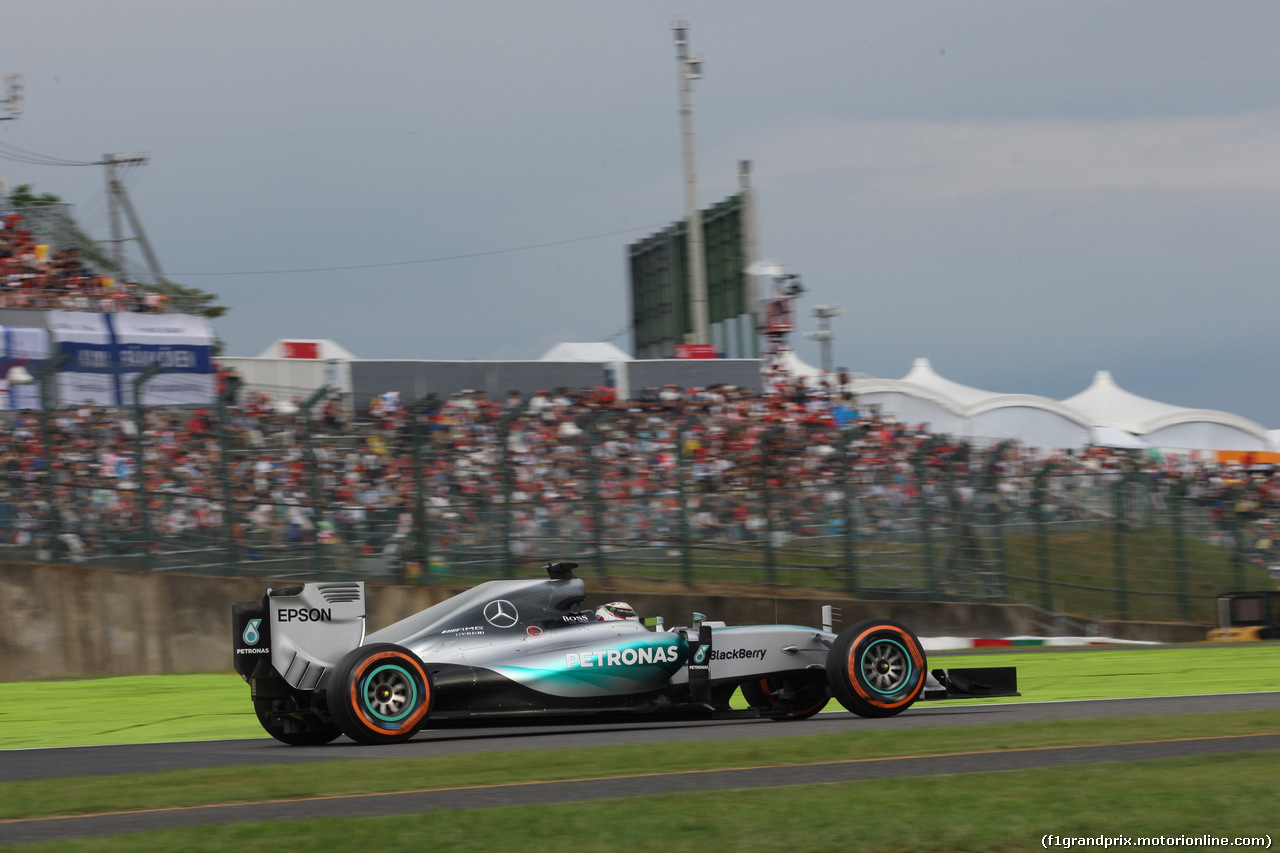 GP GIAPPONE, 26.09.2015 - Qualifiche, Lewis Hamilton (GBR) Mercedes AMG F1 W06