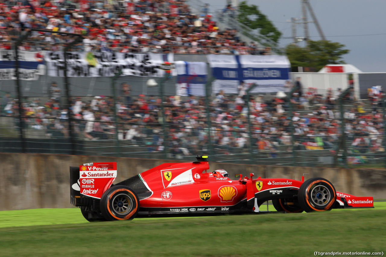 GP GIAPPONE, 26.09.2015 - Qualifiche, Kimi Raikkonen (FIN) Ferrari SF15-T