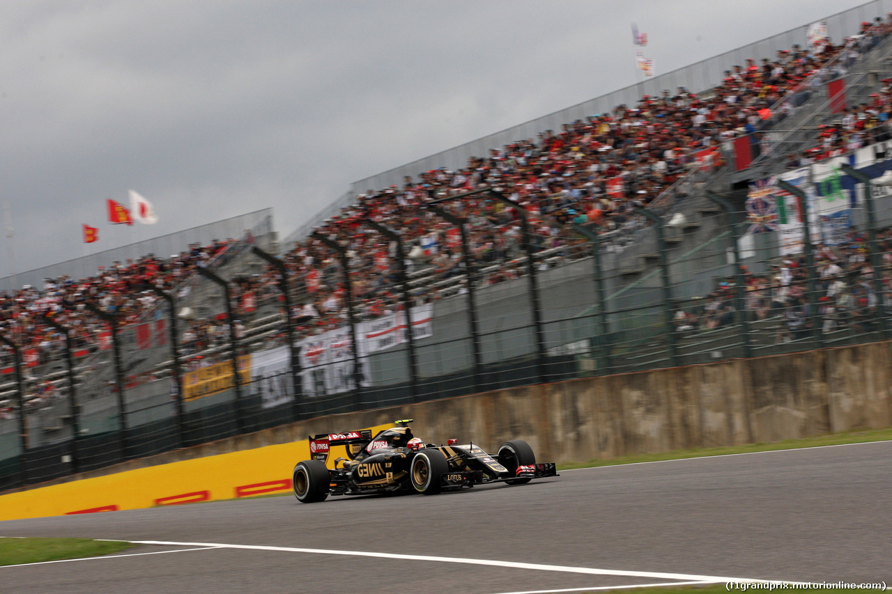 GP GIAPPONE, 26.09.2015 - Qualifiche, Pastor Maldonado (VEN) Lotus F1 Team E23
