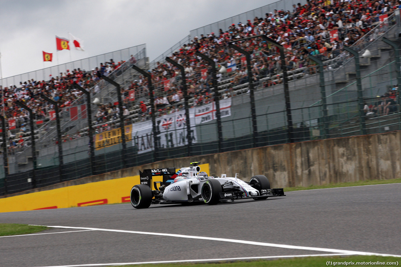 GP GIAPPONE, 26.09.2015 - Qualifiche, Valtteri Bottas (FIN) Williams F1 Team FW37