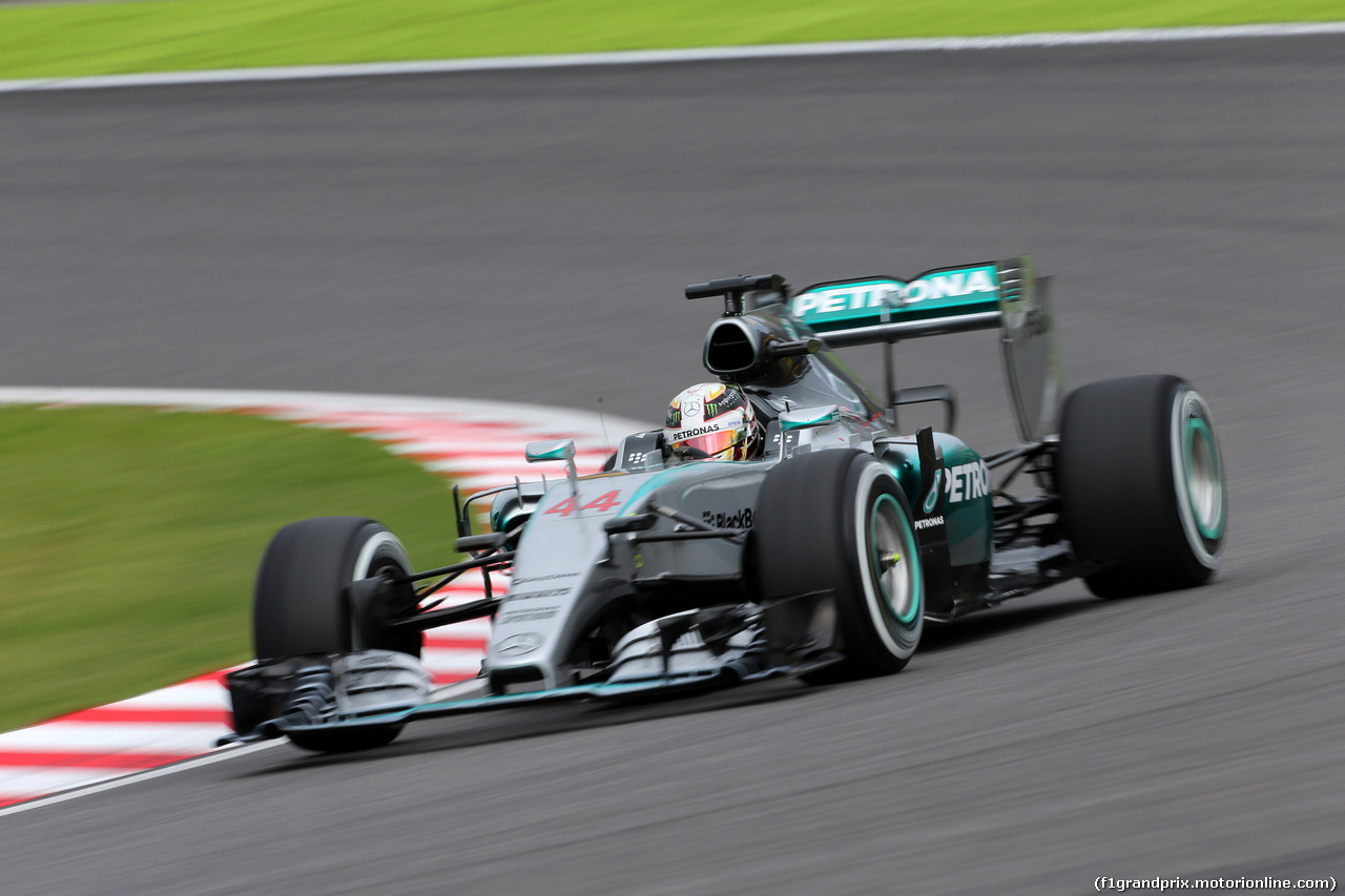 GP GIAPPONE, 26.09.2015 - Qualifiche, Lewis Hamilton (GBR) Mercedes AMG F1 W06