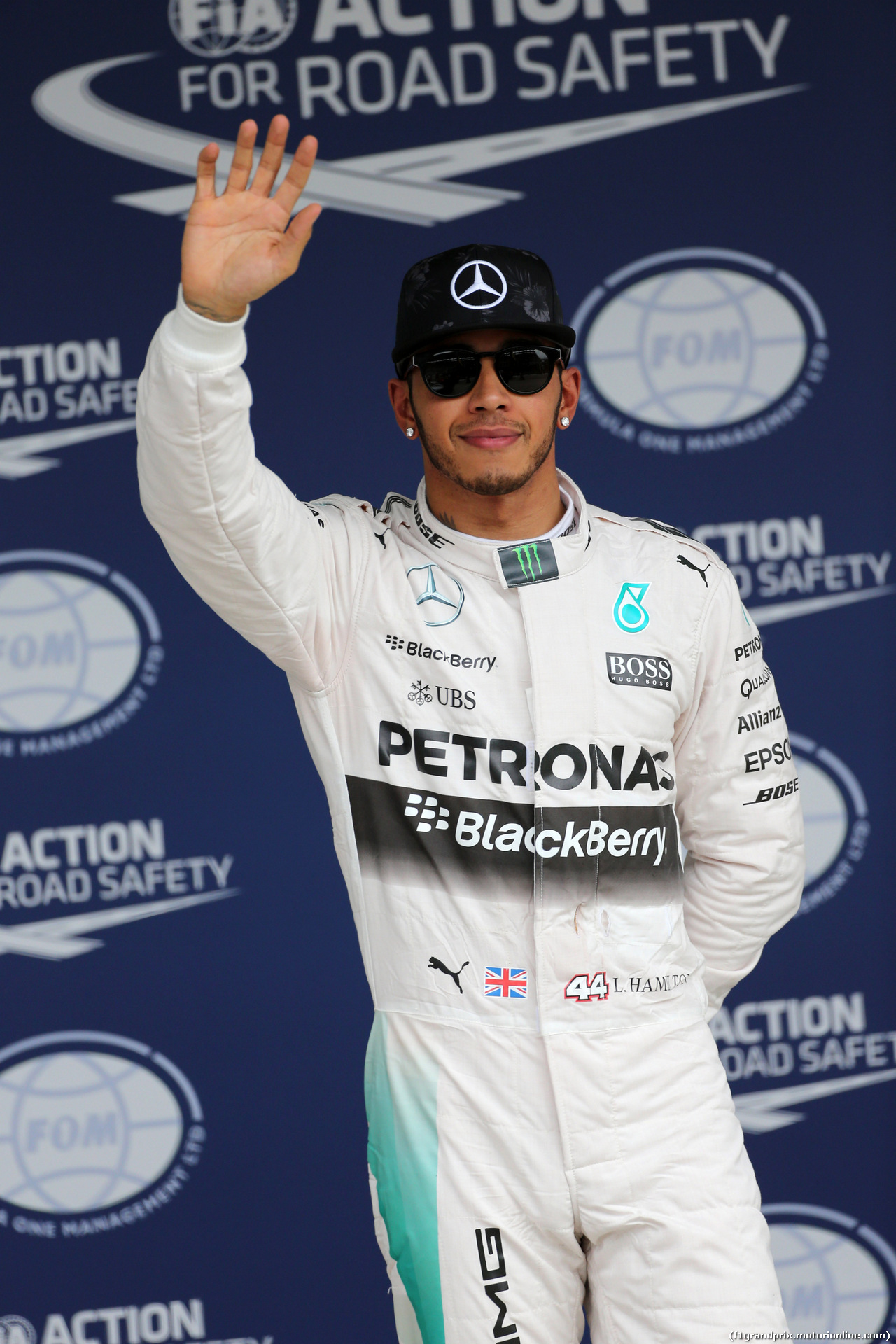 GP GIAPPONE, 26.09.2015 - Qualifiche, secondo Lewis Hamilton (GBR) Mercedes AMG F1 W06