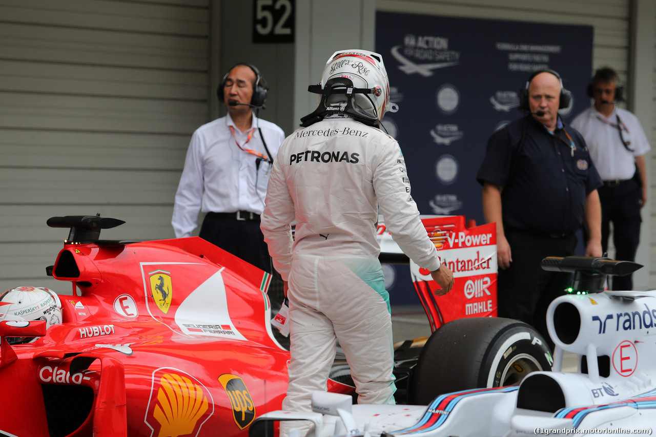 GP GIAPPONE, 26.09.2015 - Qualifiche, Lewis Hamilton (GBR) Mercedes AMG F1 W06