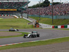 GP GIAPPONE, 26.09.2015 - Free Practice 3, Nico Rosberg (GER) Mercedes AMG F1 W06 davanti a Lewis Hamilton (GBR) Mercedes AMG F1 W06