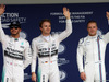 GP GIAPPONE, 26.09.2015 - Qualifiche, secondo Lewis Hamilton (GBR) Mercedes AMG F1 W06, Nico Rosberg (GER) Mercedes AMG F1 W06 pole position e terzo Valtteri Bottas (FIN) Williams F1 Team FW37