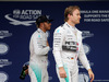 GP GIAPPONE, 26.09.2015 - Qualifiche, Lewis Hamilton (GBR) Mercedes AMG F1 W06 e Nico Rosberg (GER) Mercedes AMG F1 W06 pole position