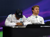 GP GIAPPONE, 26.09.2015 - Qualifiche, Conferenza Stampa, Lewis Hamilton (GBR) Mercedes AMG F1 W06 e Nico Rosberg (GER) Mercedes AMG F1 W06