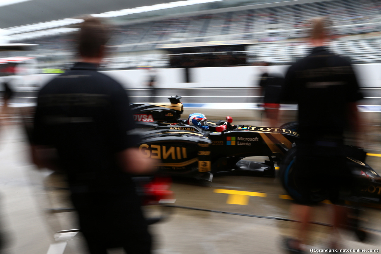 GP GIAPPONE, 25.09.2015 - Prove Libere 1, Jolyon Palmer (GBR) Test Driver, Lotus F1 Team