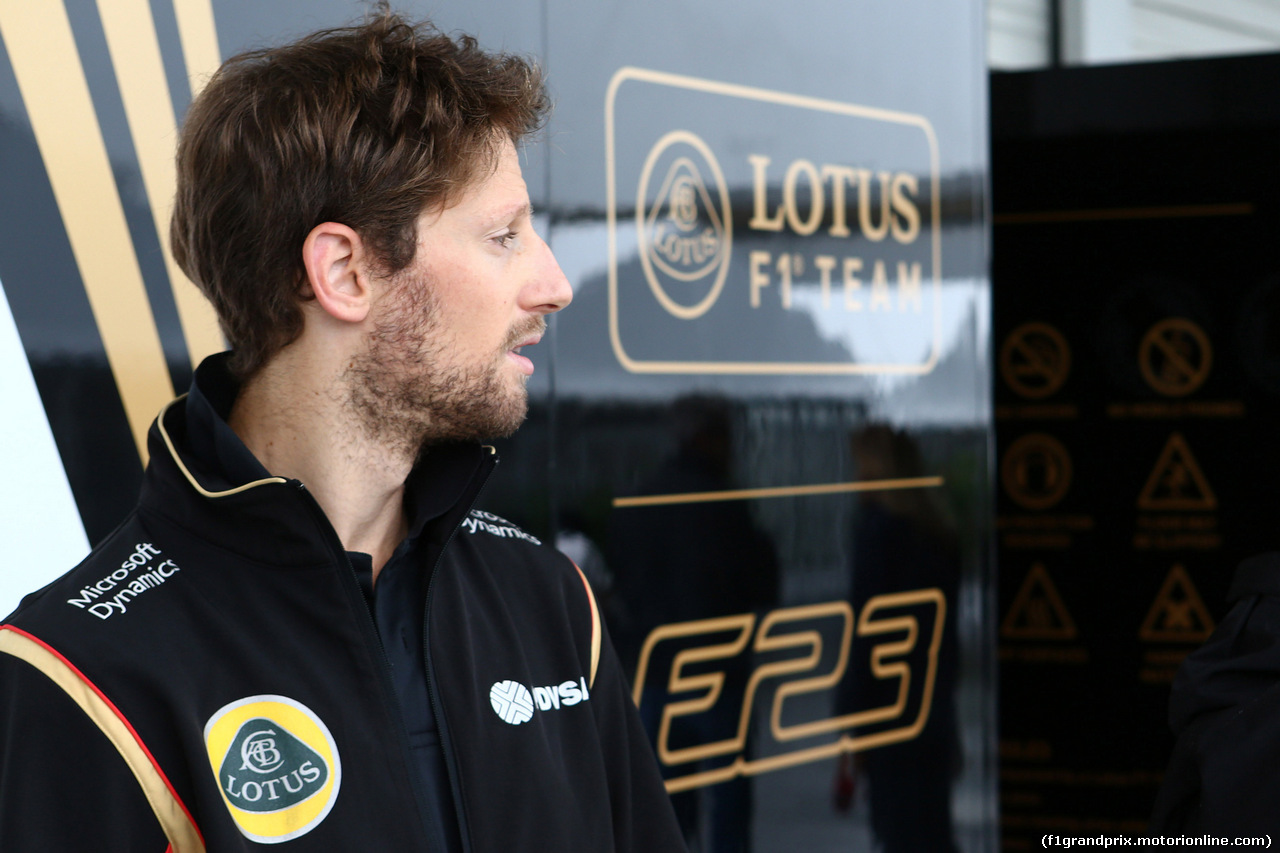 GP GIAPPONE, 25.09.2015 - Prove Libere 1, Romain Grosjean (FRA) Lotus F1 Team E23