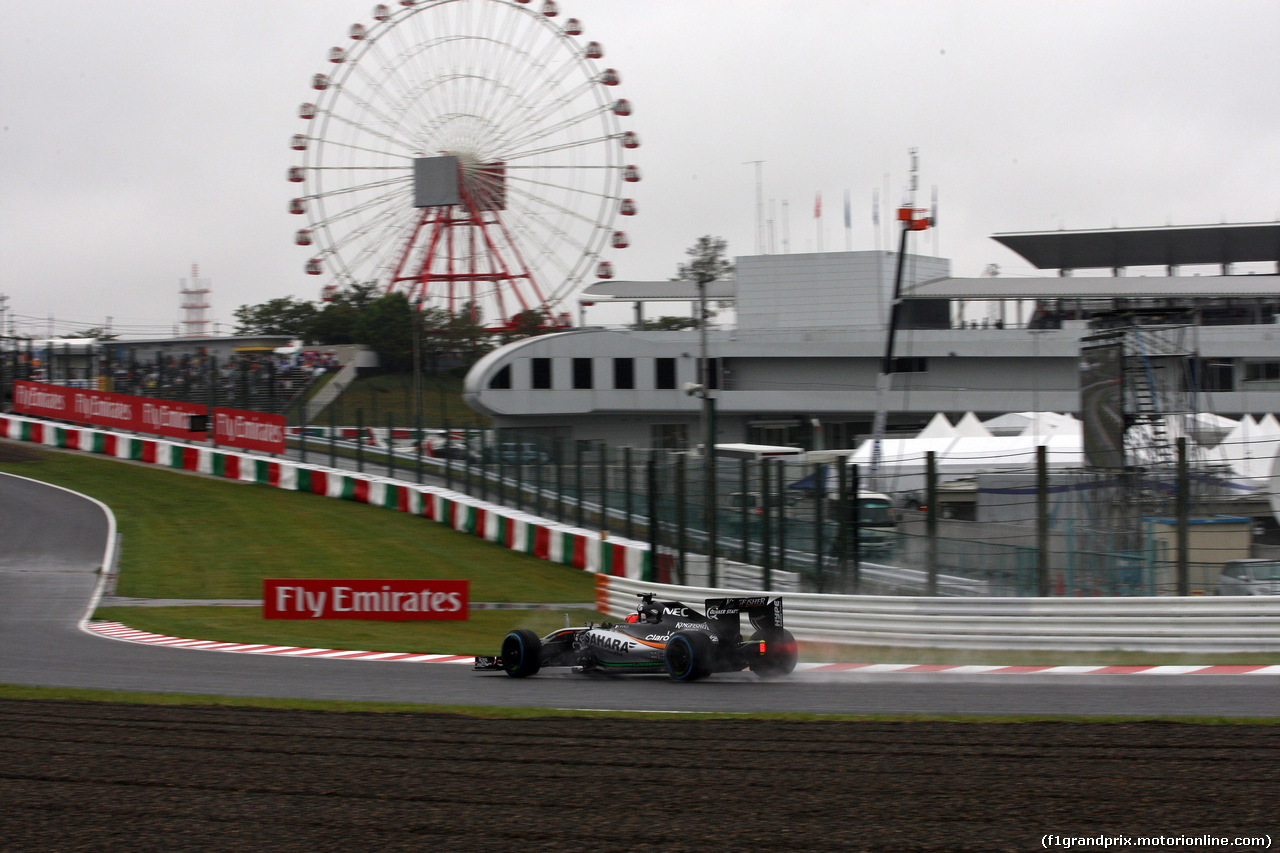 GP GIAPPONE, 25.09.2015 - Prove Libere 1, Nico Hulkenberg (GER) Sahara Force India F1 VJM08