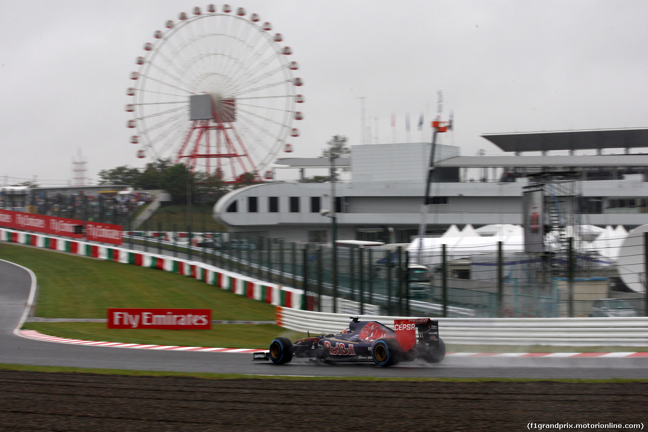 GP GIAPPONE, 25.09.2015 - Prove Libere 1, Max Verstappen (NED) Scuderia Toro Rosso STR10