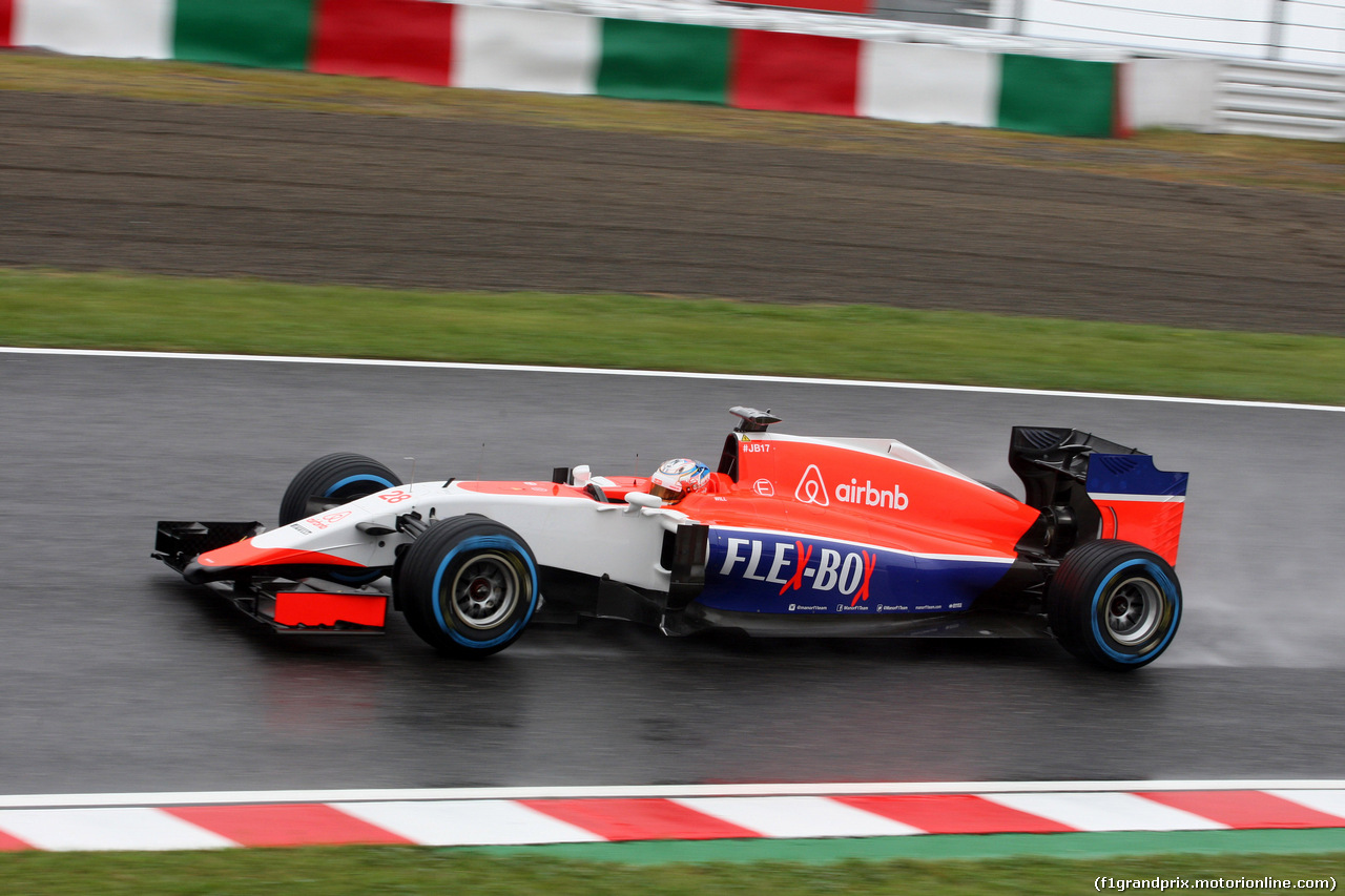 GP GIAPPONE, 25.09.2015 - Prove Libere 1, William Stevens (GBR) Manor Marussia F1 Team