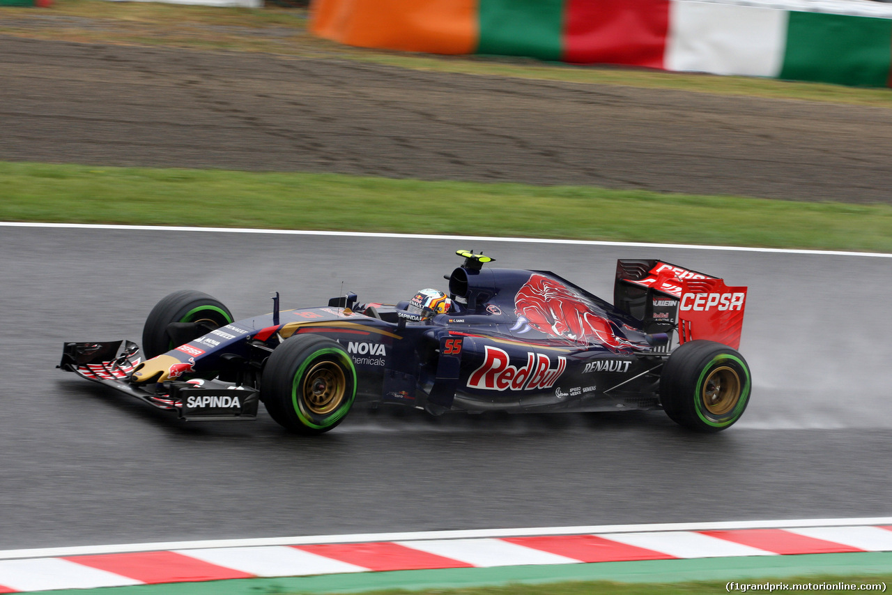 GP GIAPPONE, 25.09.2015 - Prove Libere 1, Carlos Sainz Jr (ESP) Scuderia Toro Rosso STR10