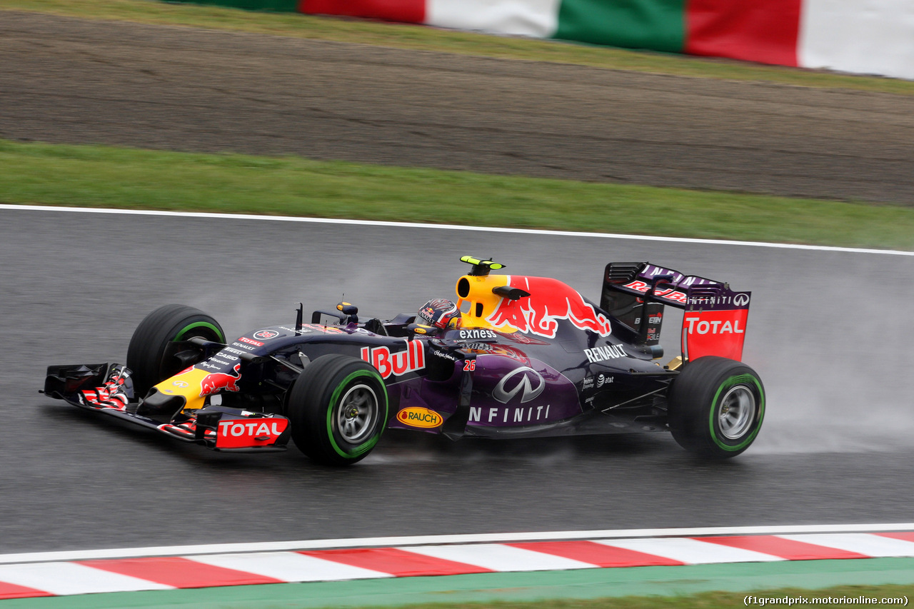 GP GIAPPONE, 25.09.2015 - Prove Libere 1, Daniil Kvyat (RUS) Red Bull Racing RB11
