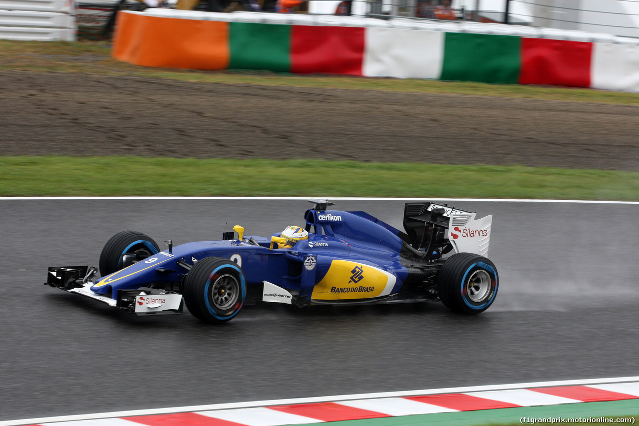 GP GIAPPONE, 25.09.2015 - Prove Libere 1, Marcus Ericsson (SUE) Sauber C34