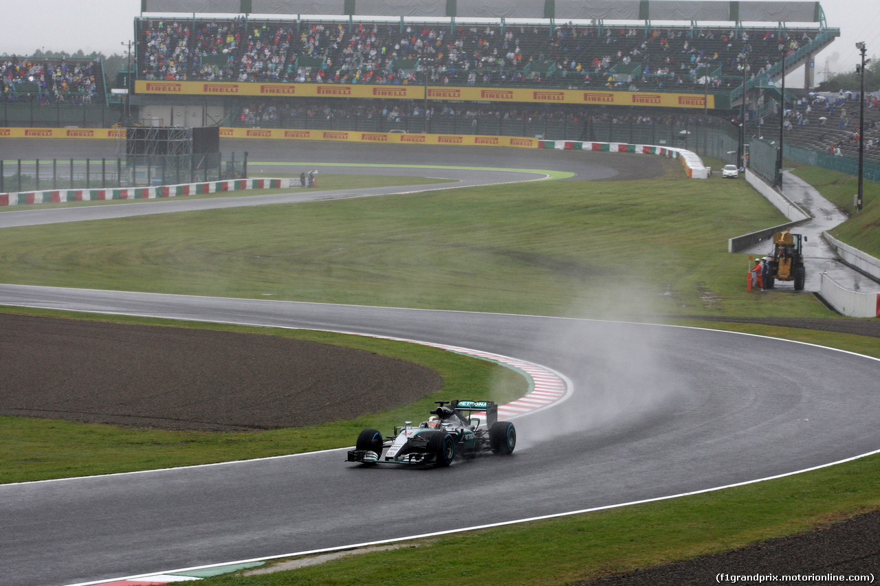 GP GIAPPONE, 25.09.2015 - Prove Libere 1, Lewis Hamilton (GBR) Mercedes AMG F1 W06