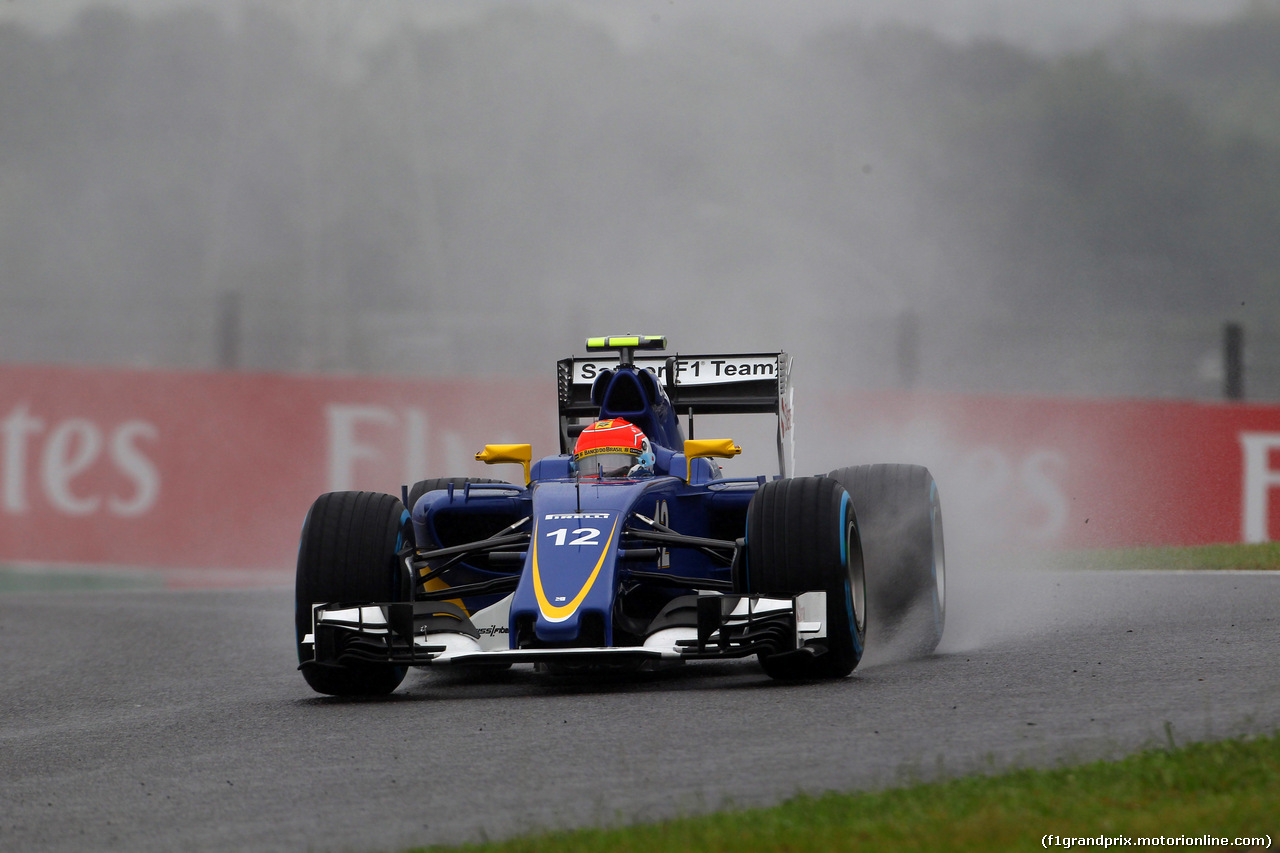 GP GIAPPONE, 25.09.2015 - Prove Libere 1, Felipe Nasr (BRA) Sauber C34