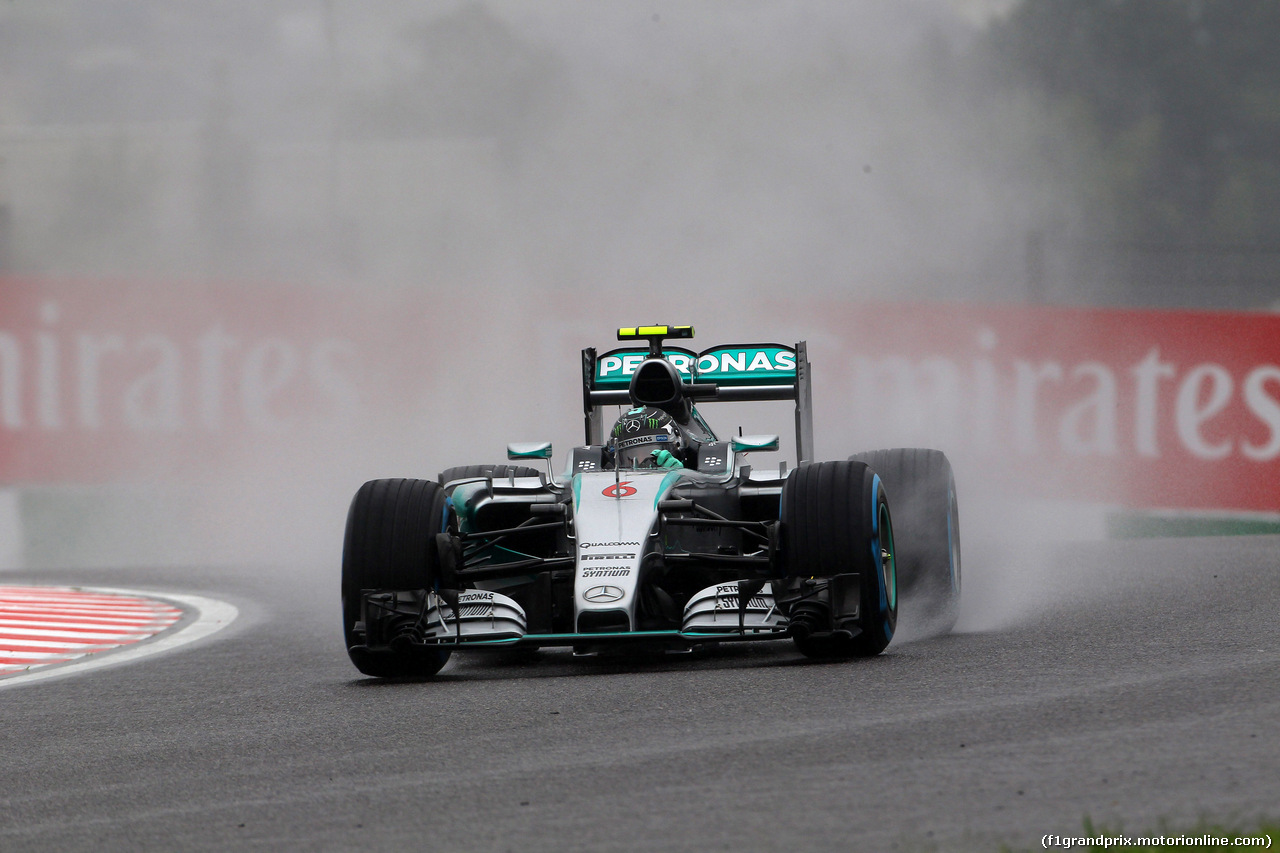GP GIAPPONE, 25.09.2015 - Prove Libere 1, Nico Rosberg (GER) Mercedes AMG F1 W06