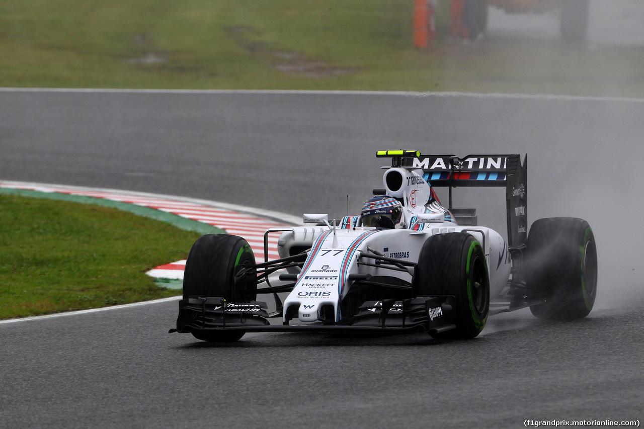 GP GIAPPONE, 25.09.2015 - Prove Libere 1, Valtteri Bottas (FIN) Williams F1 Team FW37