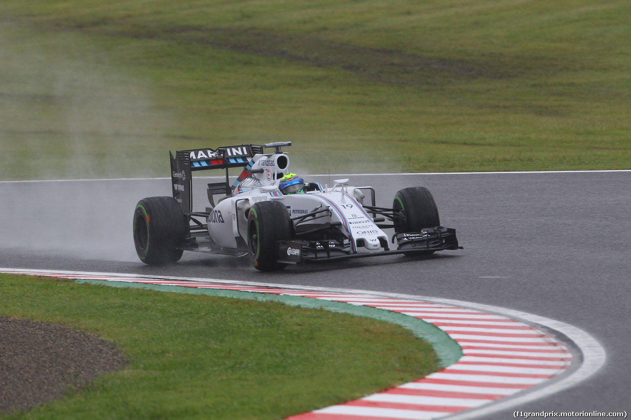 GP GIAPPONE, 25.09.2015 - Prove Libere 1, Felipe Massa (BRA) Williams F1 Team FW37