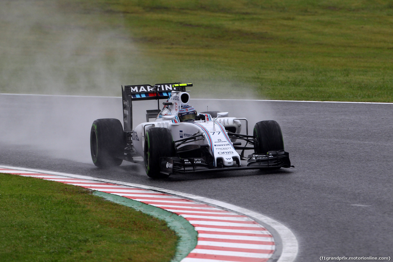 GP GIAPPONE, 25.09.2015 - Prove Libere 1, Valtteri Bottas (FIN) Williams F1 Team FW37